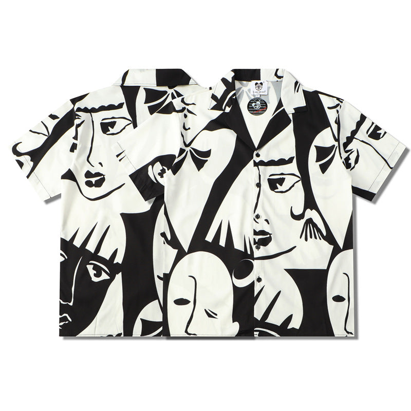 Casual Polyester Men's Shirt for Any Scene, Hawaiian Style