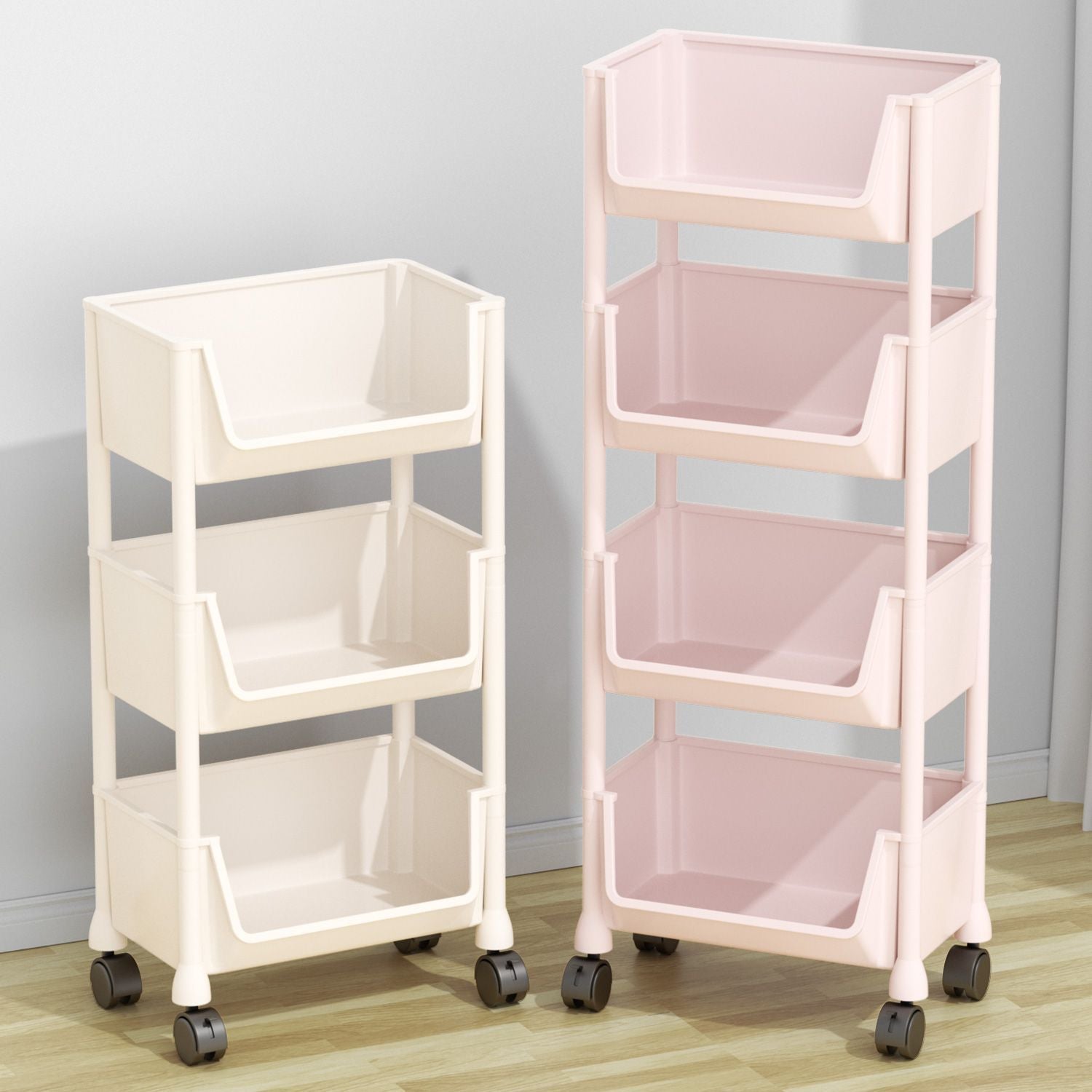 Multi-Layer Snack Cart Storage Rack for Home & Kitchen
