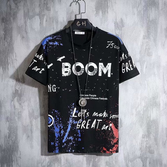 Men's Summer Short Sleeve Oversized T-Shirt