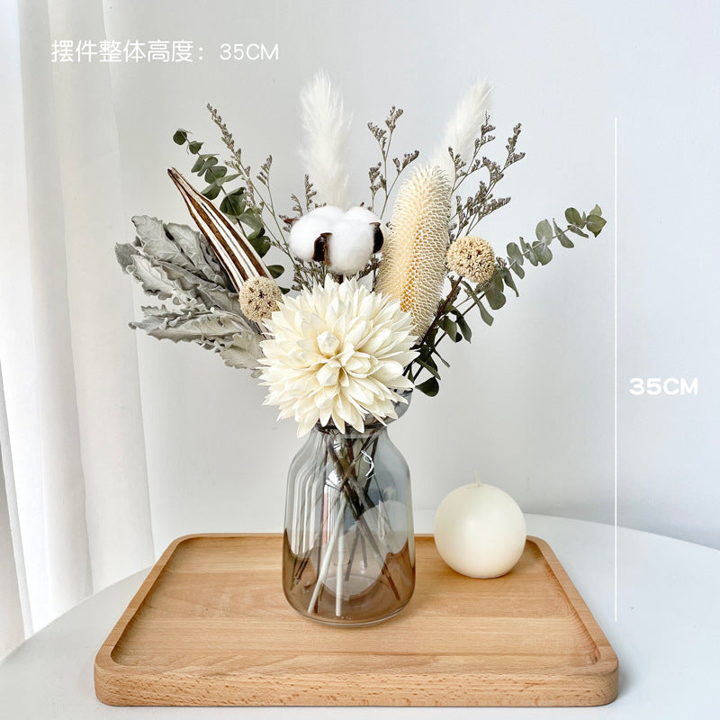 Dried Flower Bouquet Decoration for Living Room