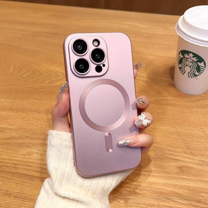 Magnetic Phone Case with Lens Cover
