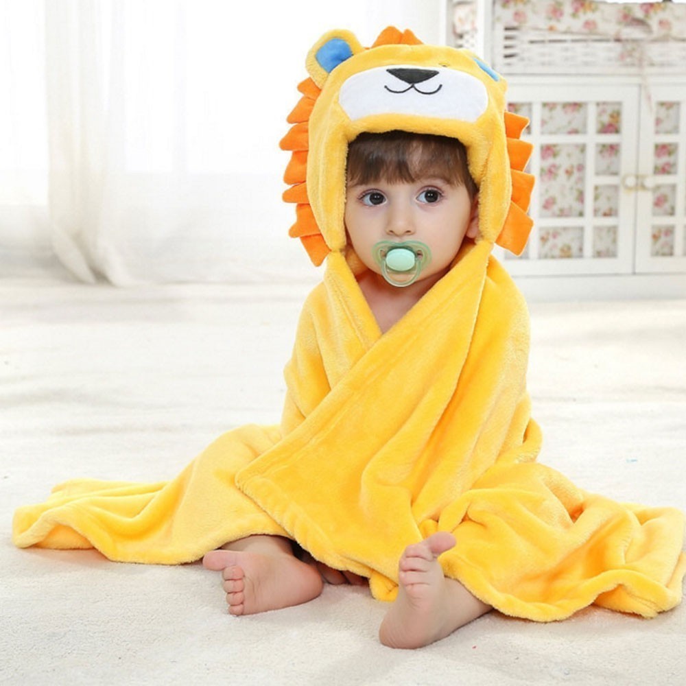 Cute Animal Baby Hooded Towel