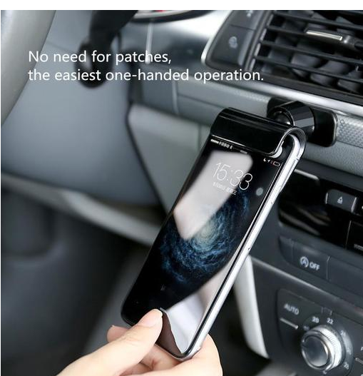 Gravity Phone Holder with Clip Design