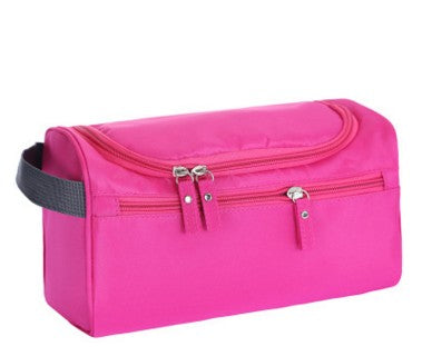 Compact Travel Toiletry Bag with Hooks and Handle