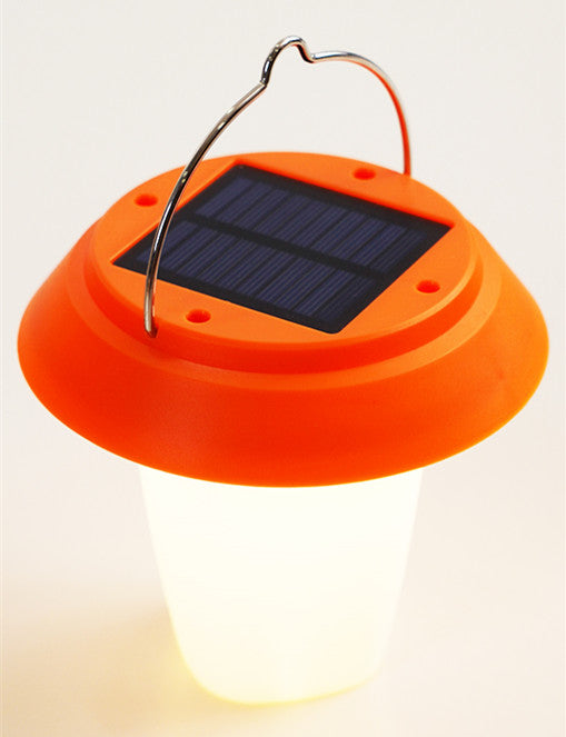 Solar-Powered LED Camping Lantern and Emergency Light