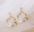 Drip Animal Hoop Earrings and Necklace Set