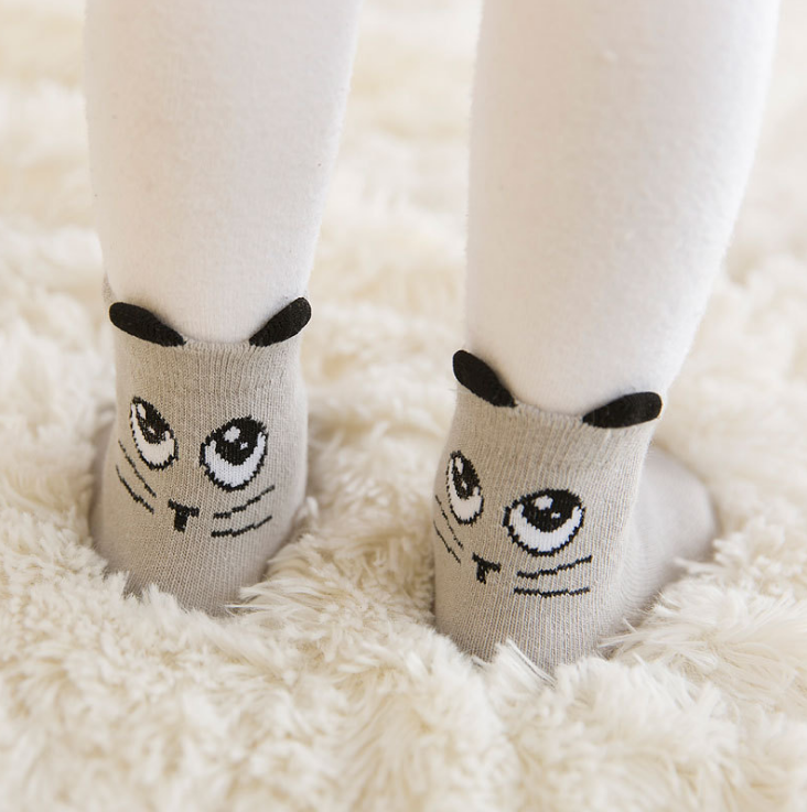Non-Slip Baby Socks, Lace Ankle Socks for Kids