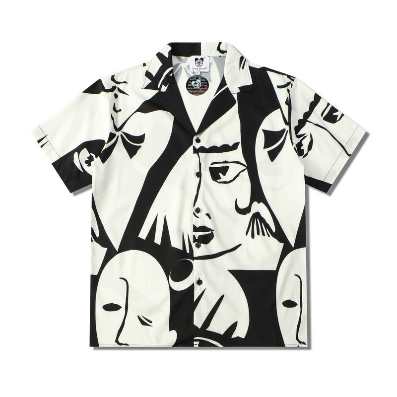 Casual Polyester Men's Shirt for Any Scene, Hawaiian Style