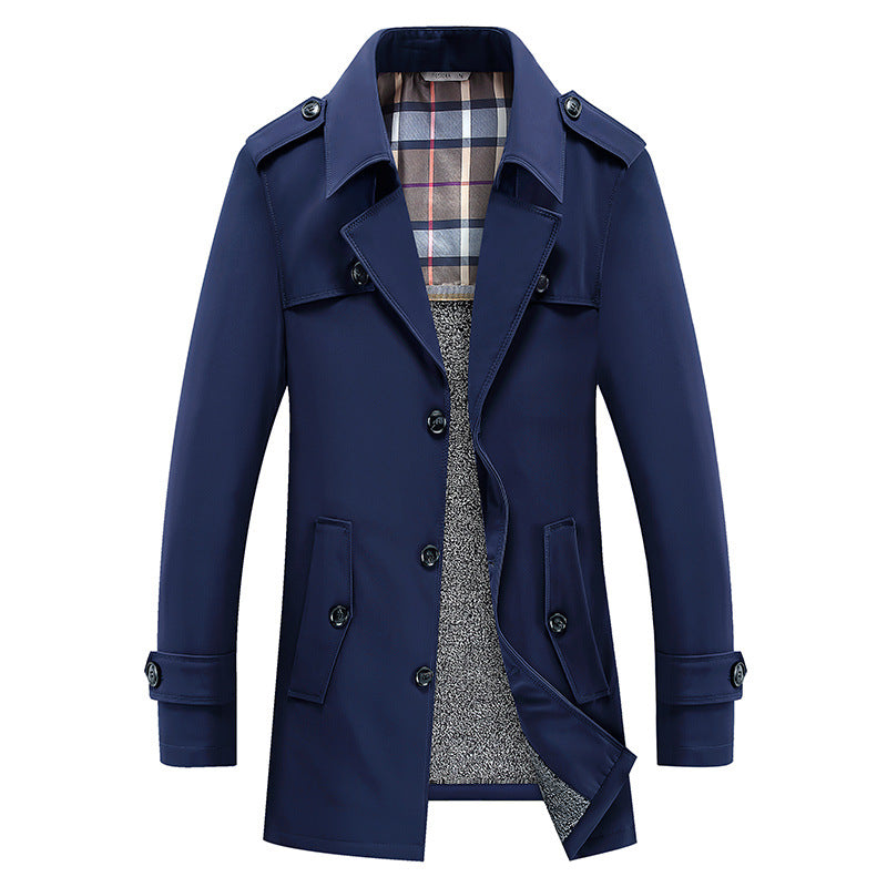 Plus Size Mid-Length Winter Business Jacket
