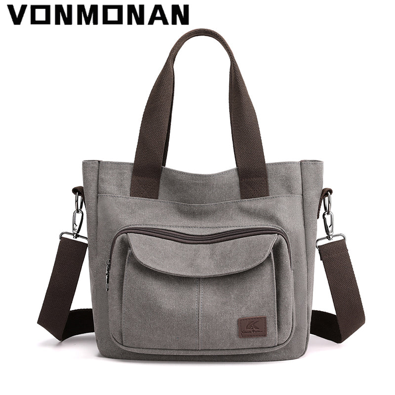 Women's Fashion Canvas Messenger Shoulder Tote Bag