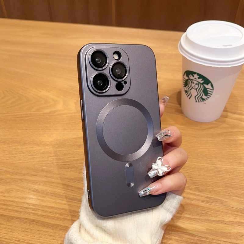 Magnetic Phone Case with Lens Cover