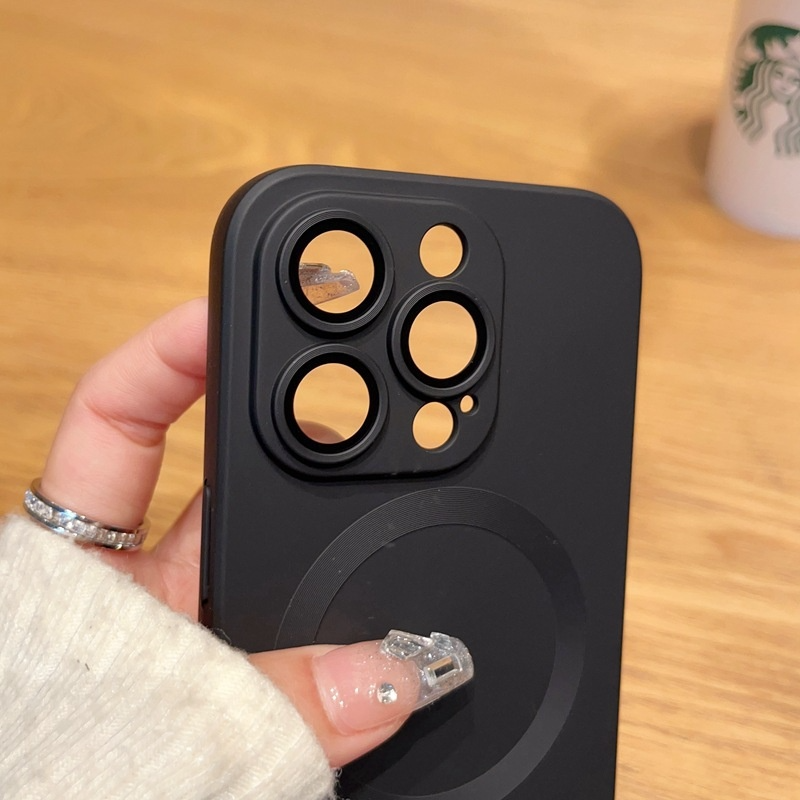 Magnetic Phone Case with Lens Cover