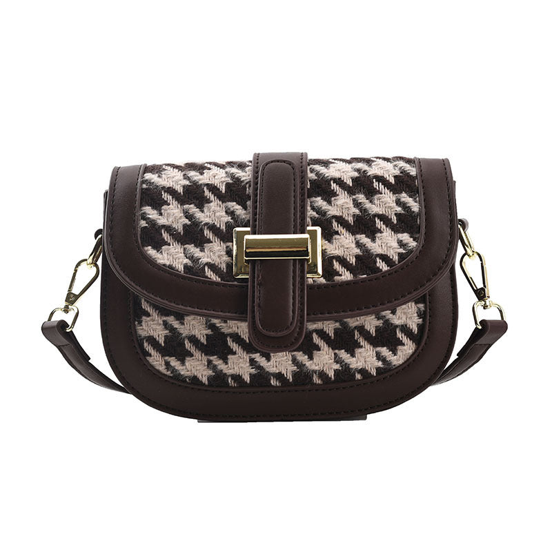 Checked Houndstooth Women's Commuter Bag