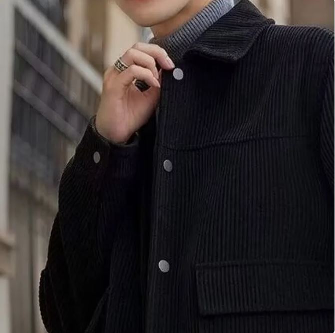 Men's Striped Short Sleeve Casual Shirt