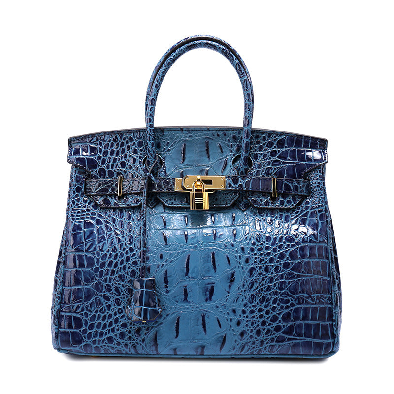 Women's Large Leather-Look Tote Handbag