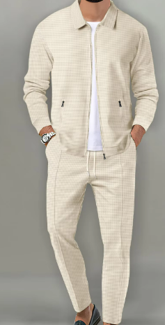 Zipper Pocket Slim-Fit Cardigan Jacket