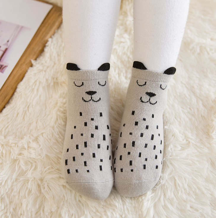 Non-Slip Baby Socks, Lace Ankle Socks for Kids
