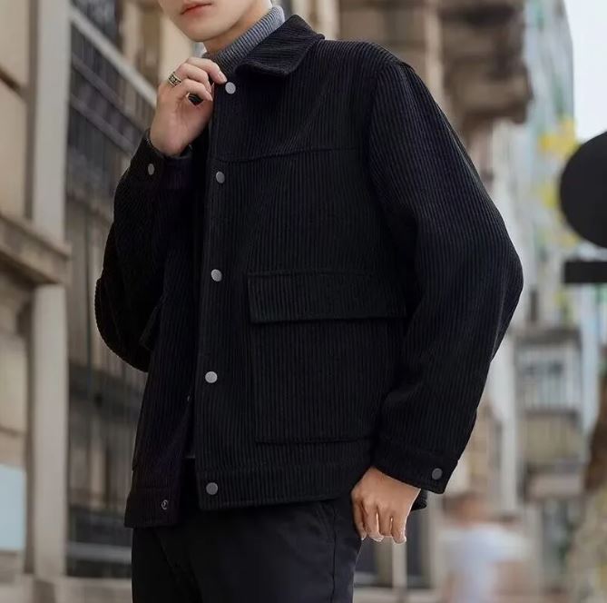 Men's Striped Short Sleeve Casual Shirt