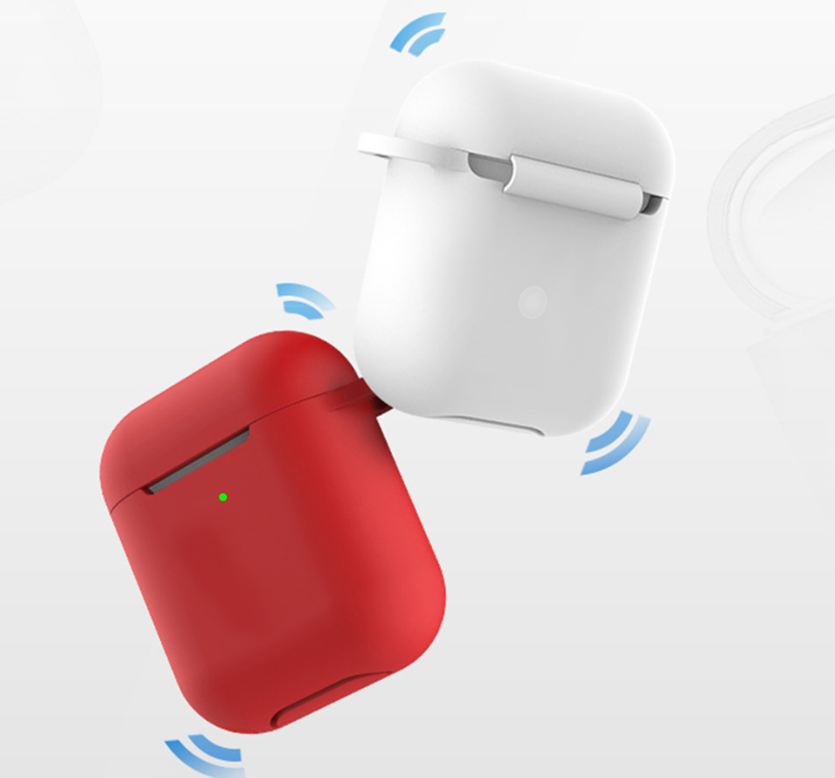 Silicone Case for Wireless Bluetooth Earbuds (AirPods)