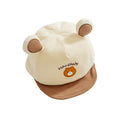 Cotton Baby Cap with Cute Bear Ears for Kids