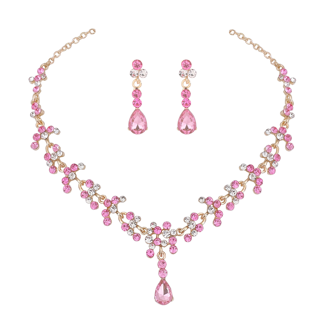 Bride Jewelry Set - Necklace and Earrings for Weddings