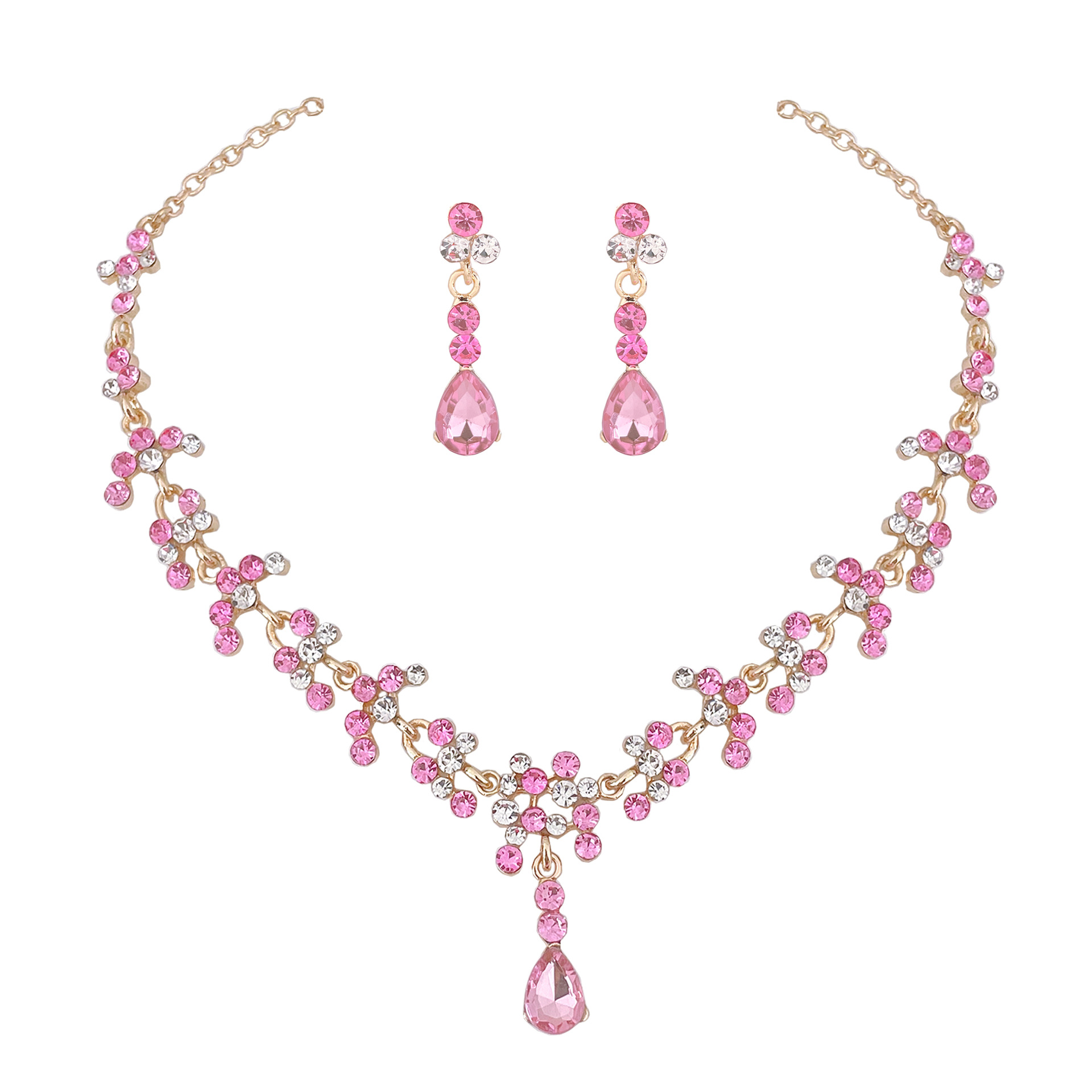 Bride Jewelry Set - Necklace and Earrings for Weddings