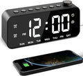 Black Mirror Radio Alarm Clock with RGB Lighting