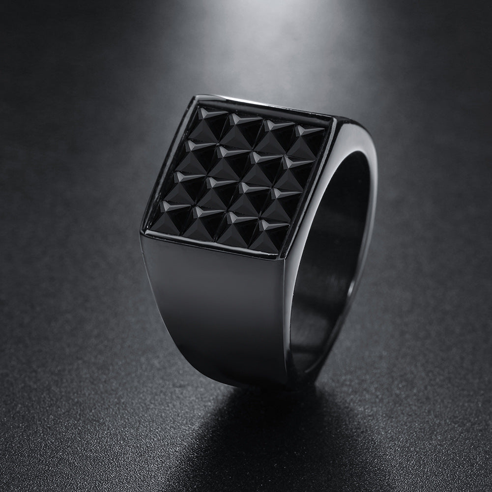 Stainless Steel Titanium Band Ring