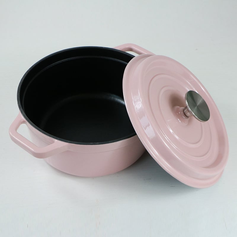 22cm European Cast Iron Enamel Soup Pot