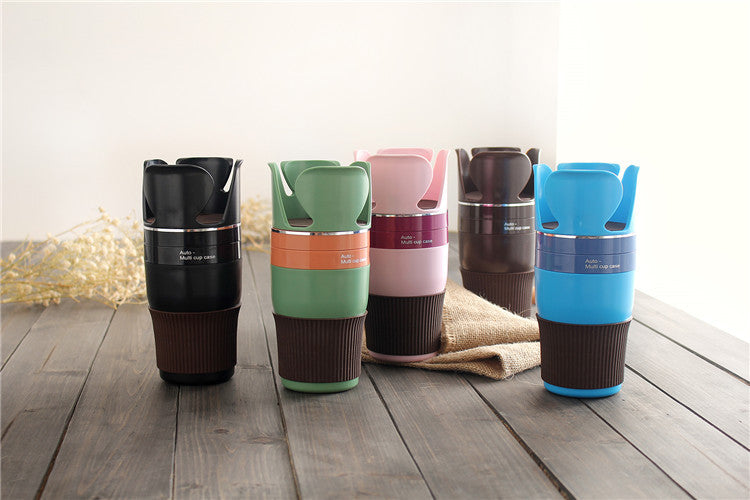 Multifunctional Rotating Car Cup Holder Organizer
