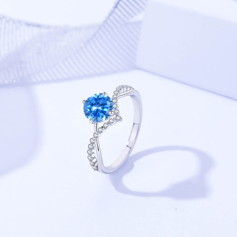 Affordable Luxury 925 Sterling Silver Moissanite Ring
