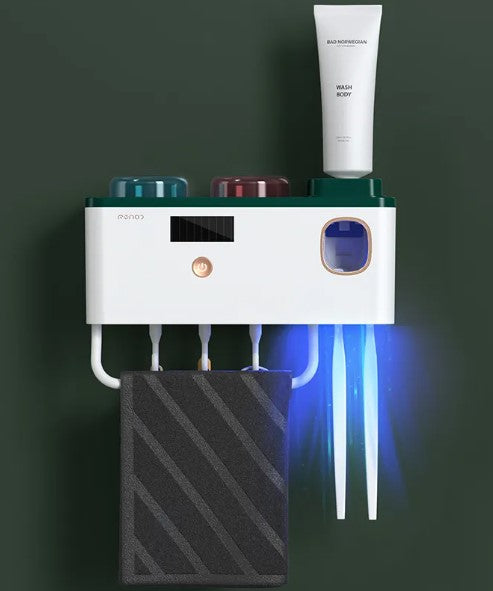 Multi-Cup Toothbrush Rack