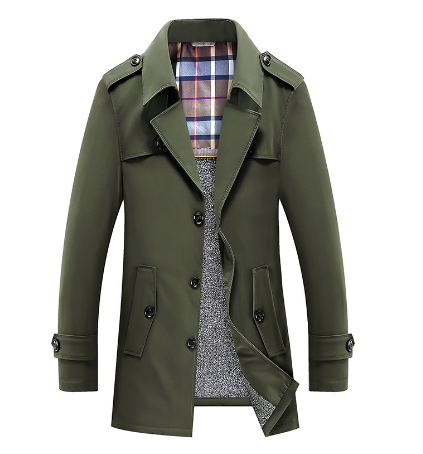 Plus Size Mid-Length Winter Business Jacket