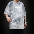 Oversized Batwing Tie-Dye Couple T-Shirt