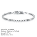 Women's Zircon Tennis Bracelet
