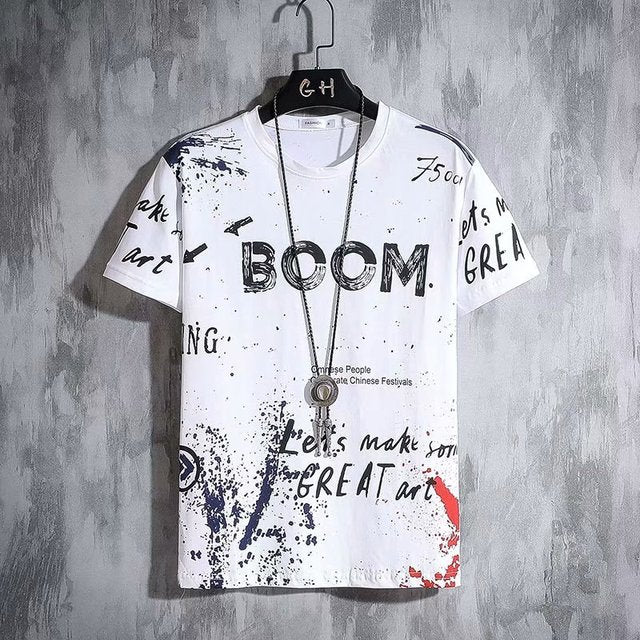 Men's Summer Short Sleeve Oversized T-Shirt