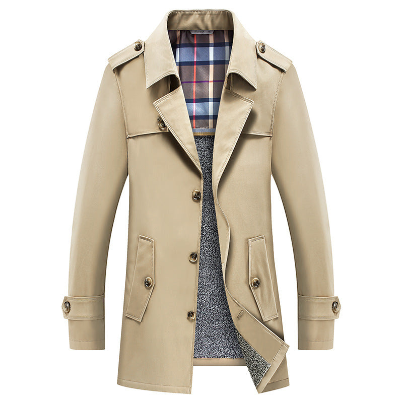 Plus Size Mid-Length Winter Business Jacket