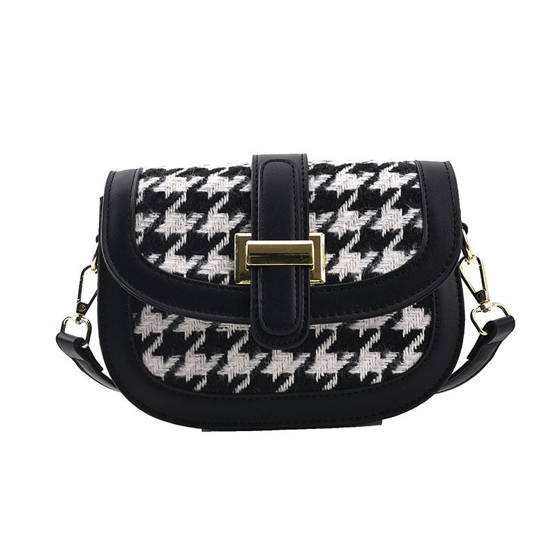 Checked Houndstooth Women's Commuter Bag