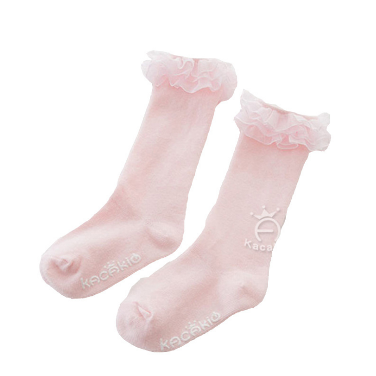 Non-Slip Baby Socks, Lace Ankle Socks for Kids