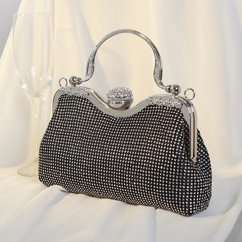 Women's Crystal Evening Clutch Bag for Weddings