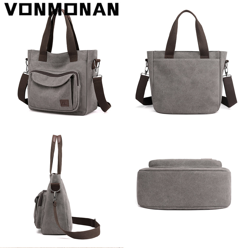 Women's Fashion Canvas Messenger Shoulder Tote Bag