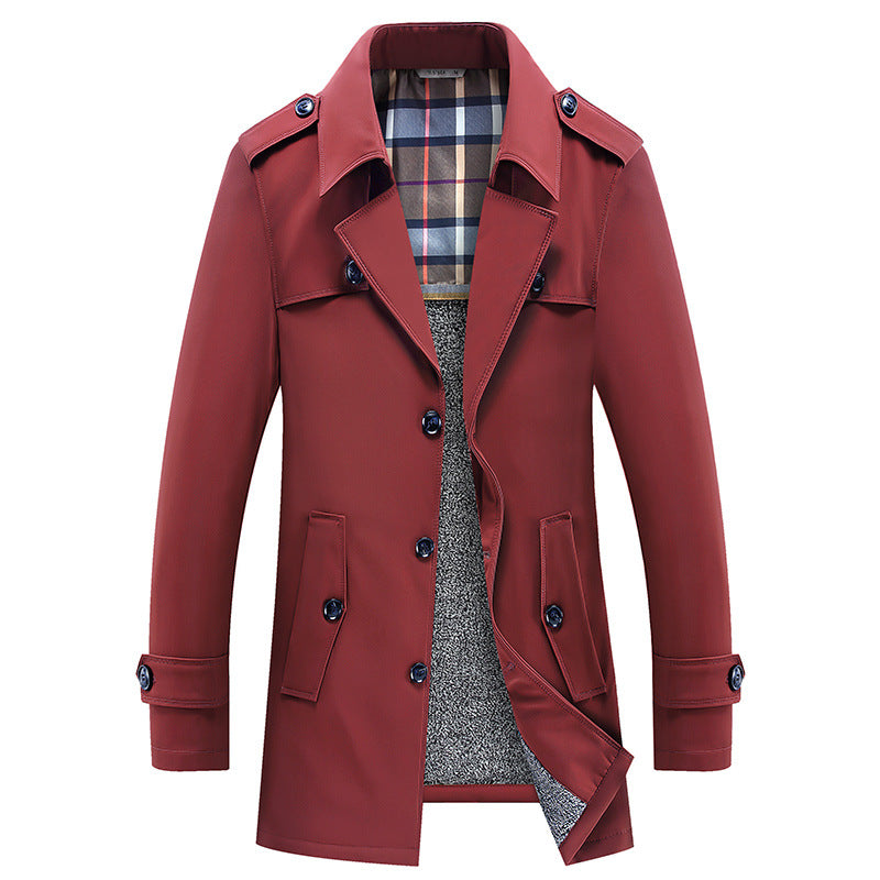 Plus Size Mid-Length Winter Business Jacket