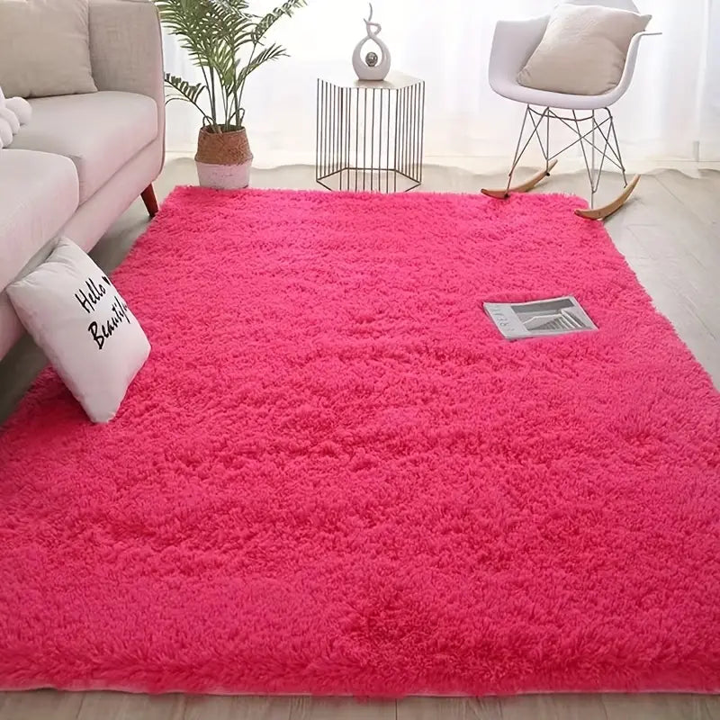 Fluffy Shaggy Area Rug for Living Room