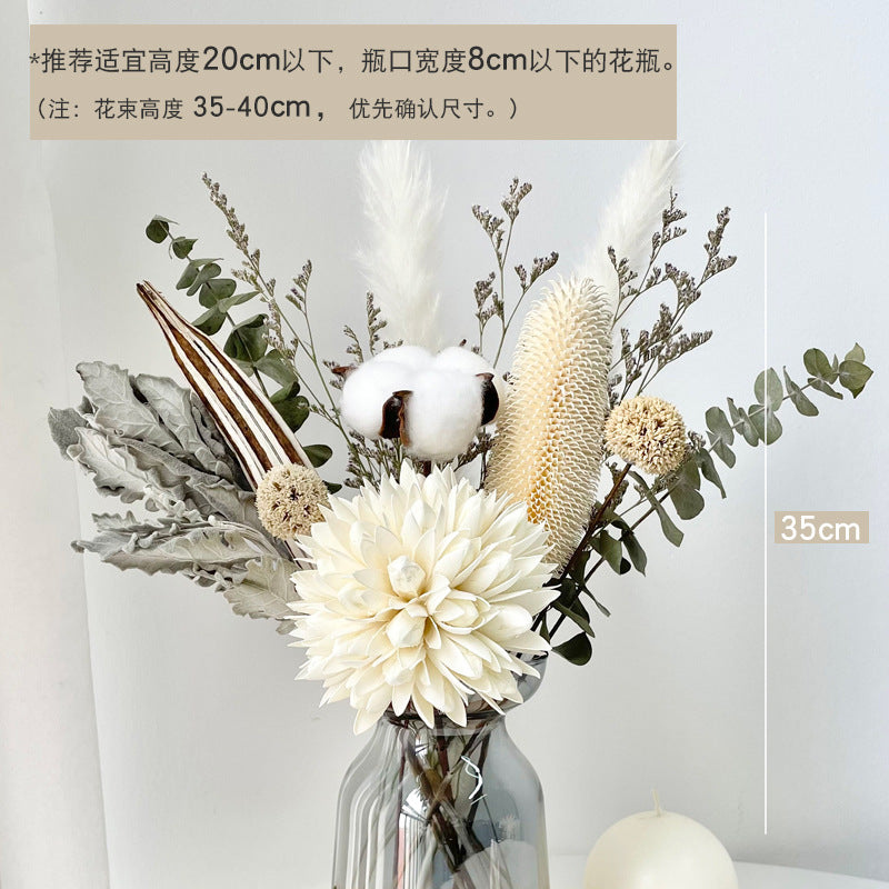 Dried Flower Bouquet Decoration for Living Room
