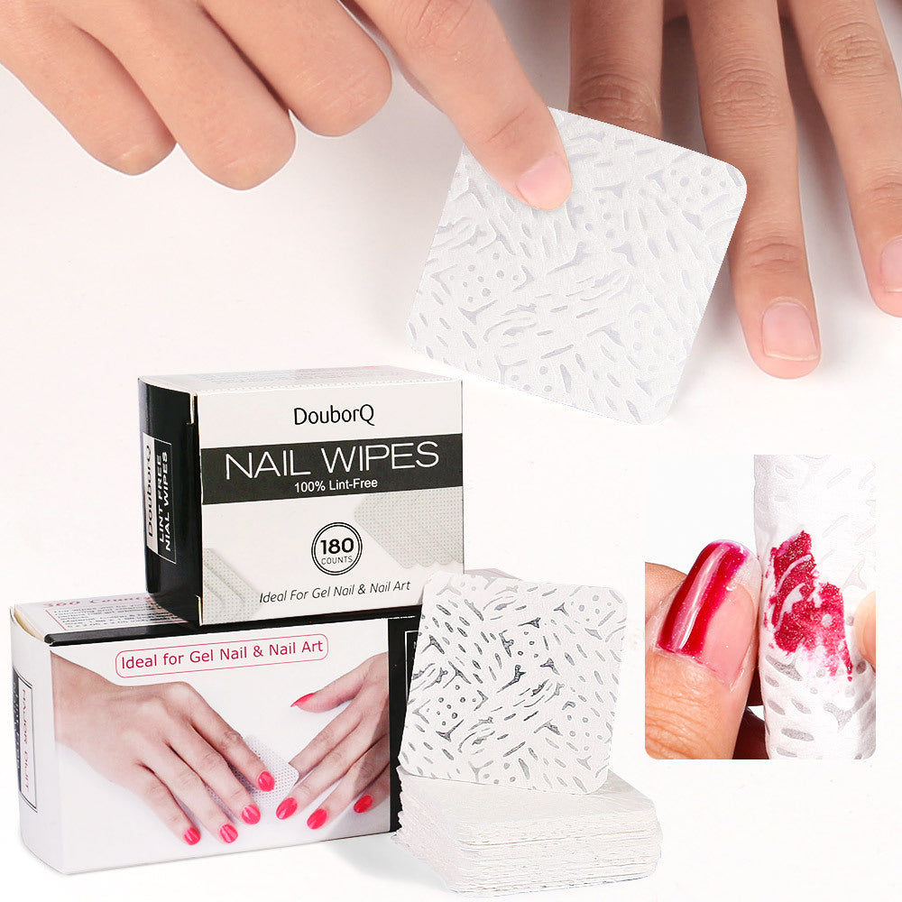 360/180 Pcs Nail Polish Remover Wipes & Cleaning Pads