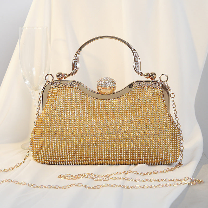 Women's Crystal Evening Clutch Bag for Weddings