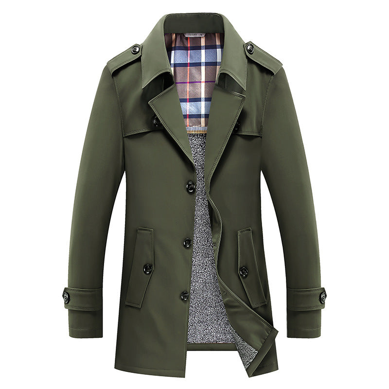 Plus Size Mid-Length Winter Business Jacket