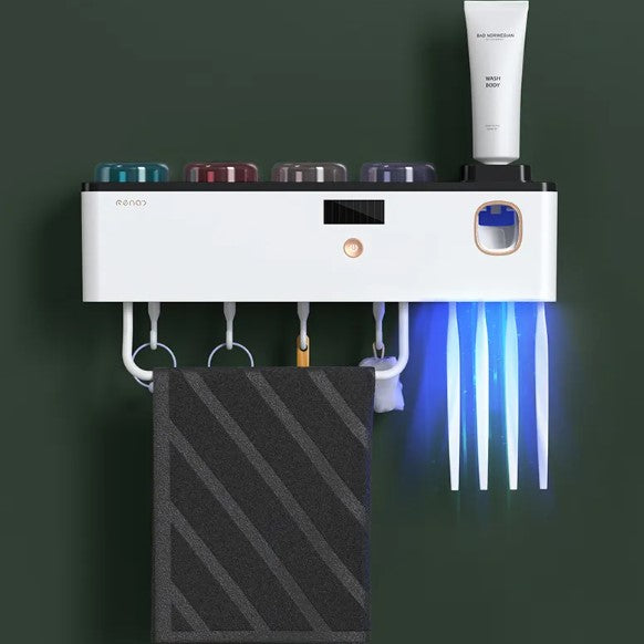 Multi-Cup Toothbrush Rack