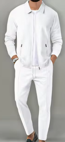 Zipper Pocket Slim-Fit Cardigan Jacket