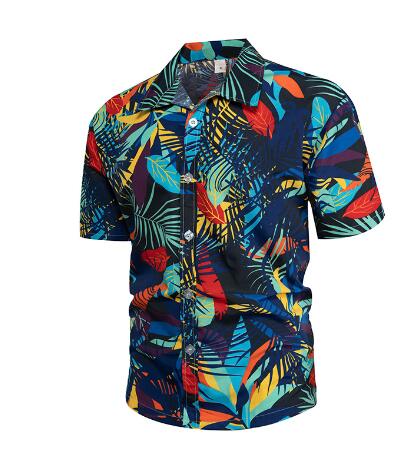 Hawaiian Casual Polyester Men's Shirt for Any Occasion